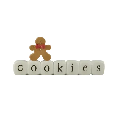 Resin Gingerbread Man Cookies Block for Christmas Occasions