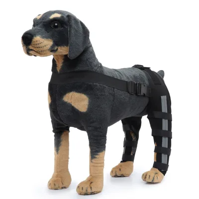 Dog Back Leg Protector Leg Joint Wrap Protector Adjustable Durable Dog Knee Brace for Outdoor Use