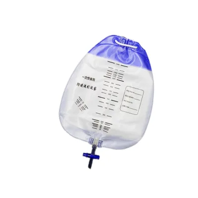 Wholesale Disposable 1500ml Medical Drainage Bag Home Urine Collection Bag Anti-Backflow Injection Infusion Accessories