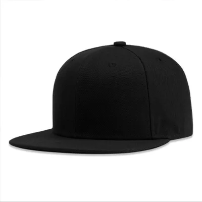 Factory Custom Your Own Logo Flat Bill Classic OEM 6 Panel Blank Customize Sports Unisex Acrylic Fabric Snapback Cap