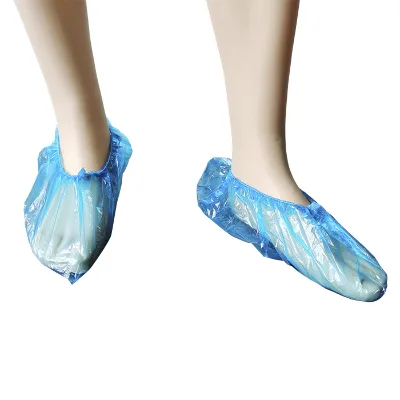 Chinese Factory PE Plastic Eco-friendly Industry Blue Care Cleanroom Protection Medical Grade Disposable Bags Shoes Cover