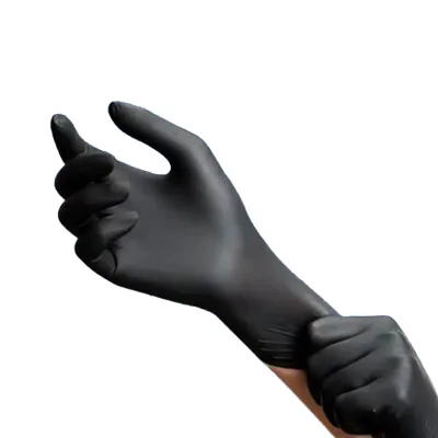Customized Nitrile Gloves for Food Powder Use Ozone Chemical Resistant CE Certified 10mil Thickness S/M/L/XL Sizes Different