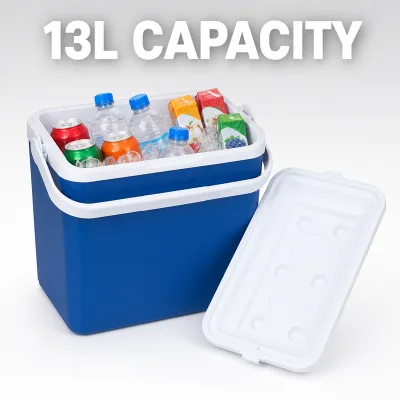 Factory Comfortable New Design Convenient Portable 13L Insulated Food Cooler Box Keep Ice Cooling 48 Hours Cooler Box