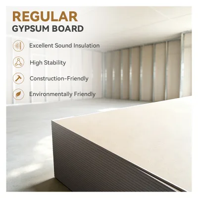 Sound Absorbing Plastic Waterproof Ceiling Board Acoustic Drywall with for Office Building Interior Decoration