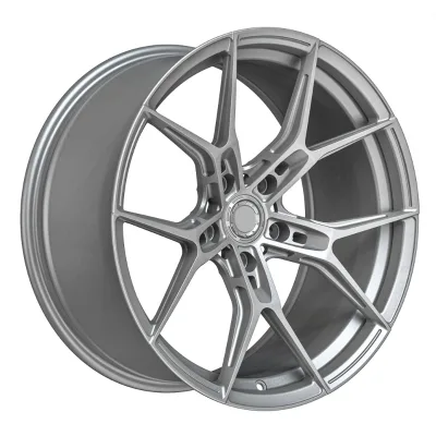 Custom Forged Wheels Frozen Silver Color Lightweight High-quality Aluminum Alloy Wheels 18 19 20 21 22 -inch
