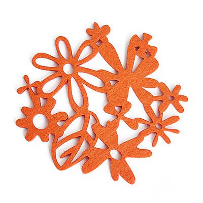 Christmas Decoration Colorful Felt Mat Felt Coasters Laser Cutting Felt coaster