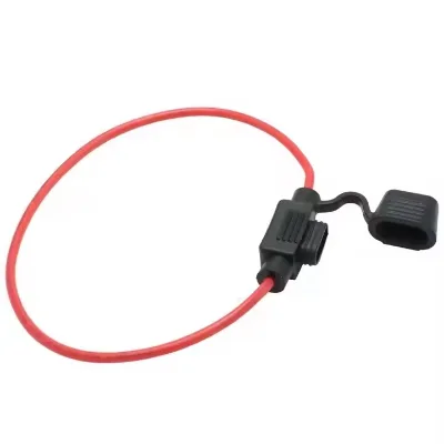 Waterproof 16AWG 300MM Standard Inline Mini Blade Fuse Holder Auto Car Fuse Holder