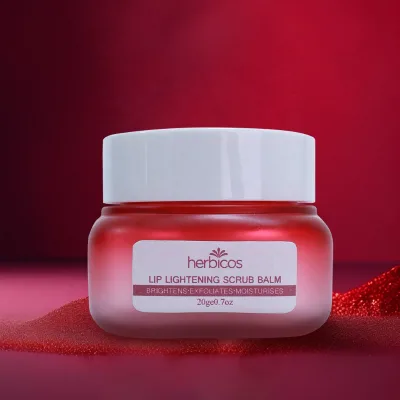 Private Label OEM/ODM Vegan Beetroot Lip Nourishing Scrub for Chapped Lips With Shea Butter Lip Balm