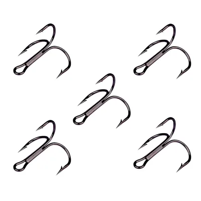 Wholesale Multi Function 2# 4# 6# 8# 10# Lure Fishing Hook Fishing Tackle Hard Bait Three-claw Hook