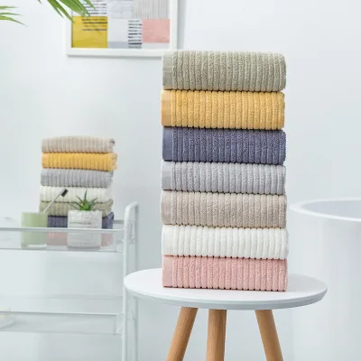 100% Pure Cotton Square Towel 32-Count Yarn Soft Absorbent Face Washcloth 33*33cm Small Hand Towel Multi-Color for Home
