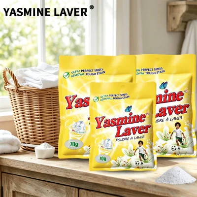70g Wholesale Family-Effective Laundry Detergent Powder Lavender Bags for Washing
