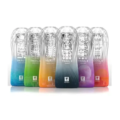 Transparent Masturbator Cup Training Masturbation Cup Masturbator Men Toy Adult Sex Products Manual Portable Airplane Cup