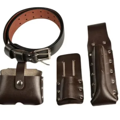 First-layer Cowhide Miners Wear Cowhide Waist Belt to Widen the Special Reflective Leather Waistband Underground Work Waistband