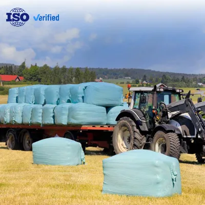 High Puncture Resistance Water Proof Silage Stretch Film Plastic Grass Silage Wrap Film for Sale