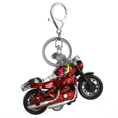 Mini  Motorcycle Pendant Keychain Plastic Keychain Car Keychain Gift Keychainwith Unique Design