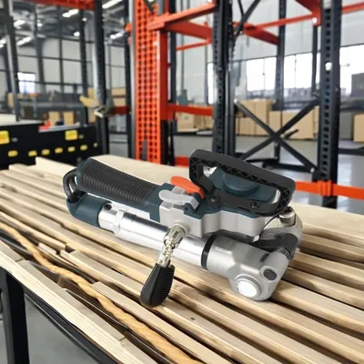 Myway Semi-Automatic Pneumatic Strapping Tool PET/PP Handheld Sealer for Metal Cartons for Textiles