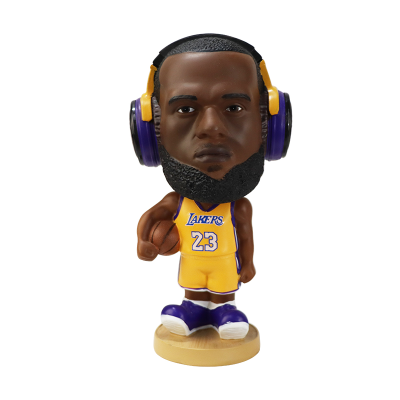 Creative Design Resin Rock Singer Bobblehead Music Model Character Shape USB Charging Bluetooth Walkman Speaker Handmade