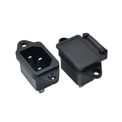 3pin 250V 10A AC Power Plug with Fuse ON-OFF Rocker Switch