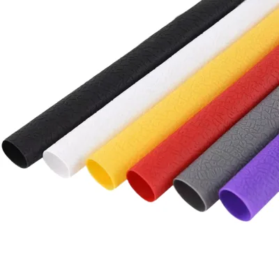 High Quality Durable Lightweight Waterproof Portable Cartoon Grain Texture Slip-on Pool Cue Stick Rubber Hand Grip Cover