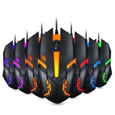 Desktop Laptop Computer Universal 3D Shine Gaming Mouse Hot Explosive Models Cost-effective