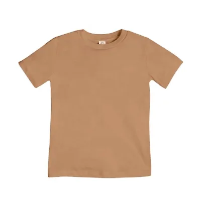 Soft and Cozy Organic Cotton Crew Neck Baby Summer Clothes Baby Pullover Baby Tee Shirts