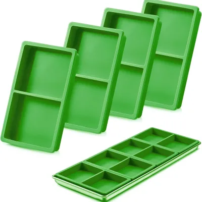 Wholesale Custom Silicone Food Tray FDA Approved Reusable Silicone Serving Tray for Kitchen