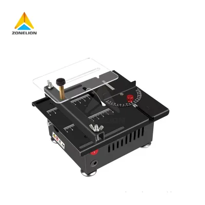 Miniature Tabletop Small Table Saw DIY Woodworking Acrylic PVC Chainsaw Precision Model Saw Cutting Machine OEM Customizable