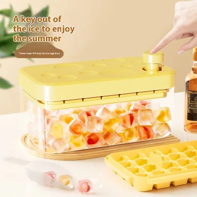 Hot Selling Ice Cube Mold Quick-Frozen Household Ice Box Storage with Easy Demoulding Ice Cube Mold