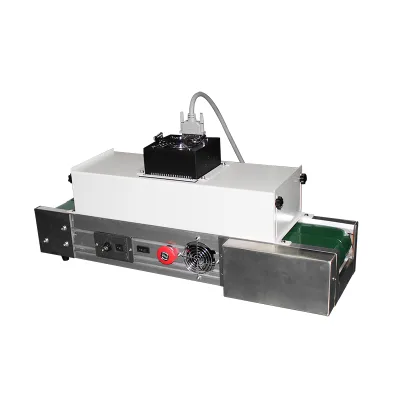 Custom Specific air Cooled Desktop Mini LED Ultra Light UV Conveyor Equipment for 365nm 395nm UV Adhesive Curing