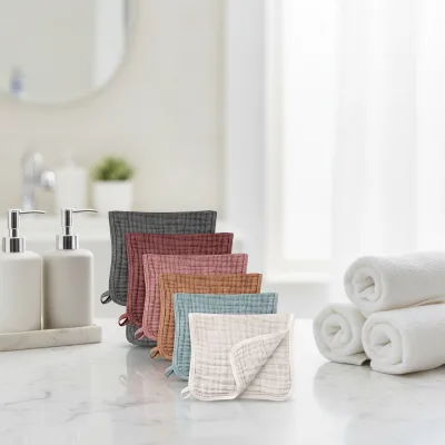 6 Layers Large 20 X 10 Inch Muslin Burp Cloths Anti-Bacterial Eco-Friendly Baby Burping Rags Newborn Baby (Girl/Boy)