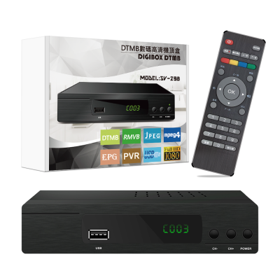 Hot Sale DTMB H 264 Convert Box Support MPEG4,HD1080P,EPG,PVR FTA Decoder Free Customize Brand.