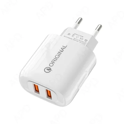 10W Fast Charging Travel Adapter FCC Certified Convenient Universal Charging Head for EU/US for Laptop Earphones Industrial Use