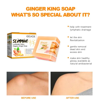Ginger Body Slimming Soap Skin Tightening Firming Fat Removal Deep Cleansing Shaping Soap for All Skin Types