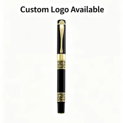 Factory Wholesale Black Pearl Metal Business Promotional Creative Advertising Signature Pens With Custom Logo Printing