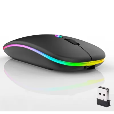 Backlit Rohs Mouse Wireless Usb c Charging bluetooth Maus Rechargeable Computer Mouse Wireless Mouse