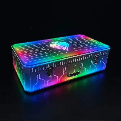 Led Bottle Service Presenter Bottle Led Lights Whiskey Bottle Display Case Rechargeable Carrier Case