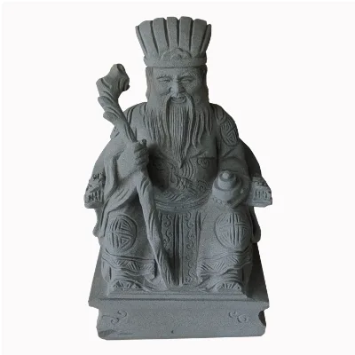 Hand Carved Chinese Stone Earth Buddha Statue