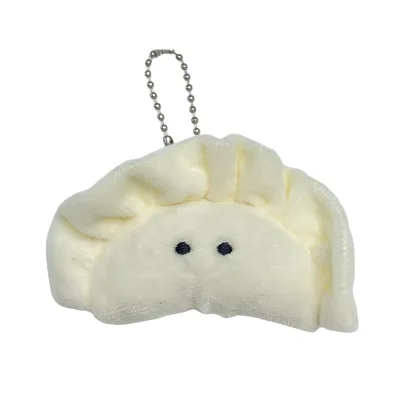 Wholesale Dumpling Plush Toys Mini Stuffed Toy Keychain Cartoon Delicious Chinese Dumpling Doll Backpack Pendant Children Gift