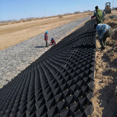 High Strength HDPE 3D Geocell Grid for Outdoor Heavy Equipment Platforms Storage Yards and Logistics Ground