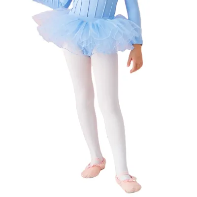 Custom Dance Girls Ballet Tights Soft Velvet Stockings