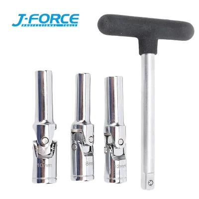 4pcs 3/8inch Glow Plug Socket Set Removal Tool for Automotive Repair Set