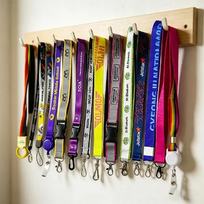 Custom Lanyard with Logo Printing for Event ID Card Breakaway Safety Buckle Badge Reel Neck Strap Promotional Gift Multi Color