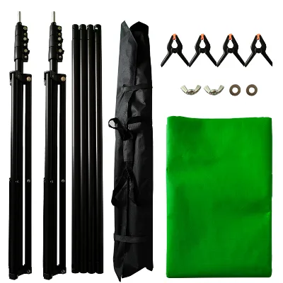 Hot Sale 2.6x3m Metal Photography Backdrop for Portrait & YouTube Live Makeup Shooting with Self-timer