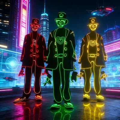 LED Light up  Costume Glowing Human Shape Party Props for Event Performance Club Halloween Festival Nightclub Decor