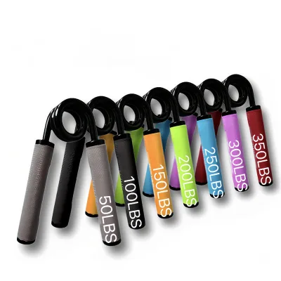 New Arrival TEP Cover Aluminum Wrist Gym Exerciser Strength Trainer 50-350LB Workout Kit 5 Pack Anti-Slip Hand Grip Strengthener