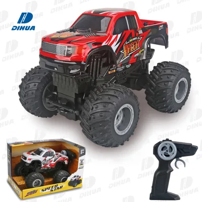 1/16 Scale RC Monster Truck Full Function 2.4GHz Remote Control Off-Road Car Rubber Grip Tires Affordable Vehicle Outdoor Play
