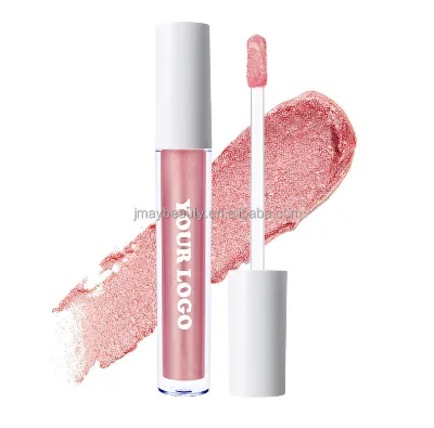 49-Color Bulk Custom Lip Gloss Long Lasting Waterproof Mirror Liquid Lip Glaze Vegan and Cruelty-Free for Food Labels