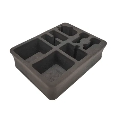 Factory Wholesale Direct Lightweight Customizable Shockproof Polyurethane Foam Tool Insert with Velvet Packaging PU Material