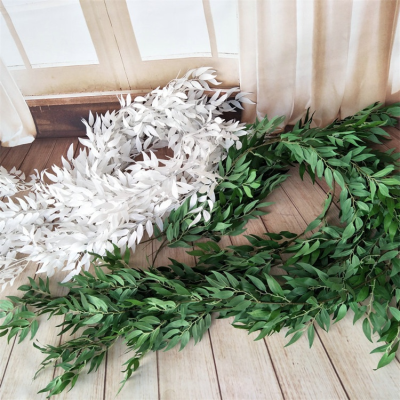 Hot Selling Artificial Willow Grass Branches Leaves Artificial Plant for Home Decoration