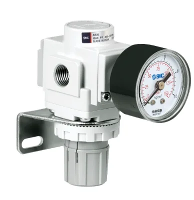 Stock SMC AR20-02M-N-A AR20-01BG-A Regulator Series AR Regulators Offer Various Pressure Range Settings
